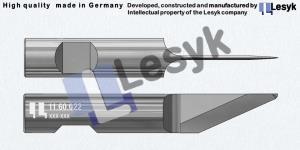 TC knife blade 24° / 15° 