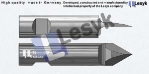 TC knife blade 60°  0,4-1,5  ø 8 mm asym. 