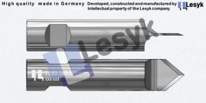 VHM-Messerklinge 80°-0,5  ø 8 mm asym. 