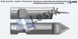 VHM-Messerklinge 60°  0,5-1,0  ø 8 mm asym. 