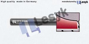 HW-Nutfräser Z2  Ø 16 × 20 mm 