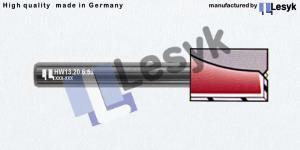 HW-Nutfräser Z2  Ø 13 × 20 mm 