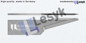 TC knife blade 15°-15° 