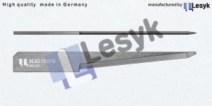 lame en carbure de tungstène 0°-25°-6° 
