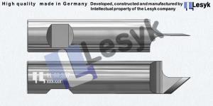 TC knife blade 40°  ø 8 mm asym. 