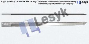 VHM-Messerklinge Z 604 / 1,5 mm  spitz 45° 