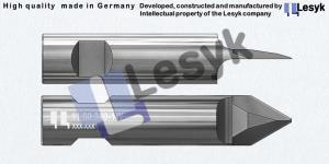 VHM-Messerklinge 60°  0,4-1,5  ø 8 mm asym. 