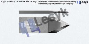 VHM-Messerklinge 60°  25 mm  40-30° / KW 40° 