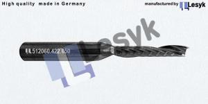 TC milling acrylic bit ø 4,0 - 22 mm up cut 24° 