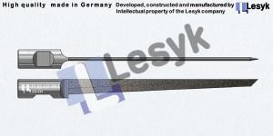 VHM-Messerklinge 2,5° / 55 mm PA1-Teflonbeschichtet