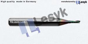 TC milling bit ø 2,0 - 6 mm up cut Z1  coated C2 