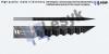 TC knife blade 4,5° / 30 mm  7 Z PA1-teflon coated