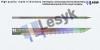 TC knife blade 3,0° / 50 mm  15 Z RA-coated