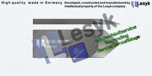 VHM-Messerklinge 50° ( 40° ) asym. -N 